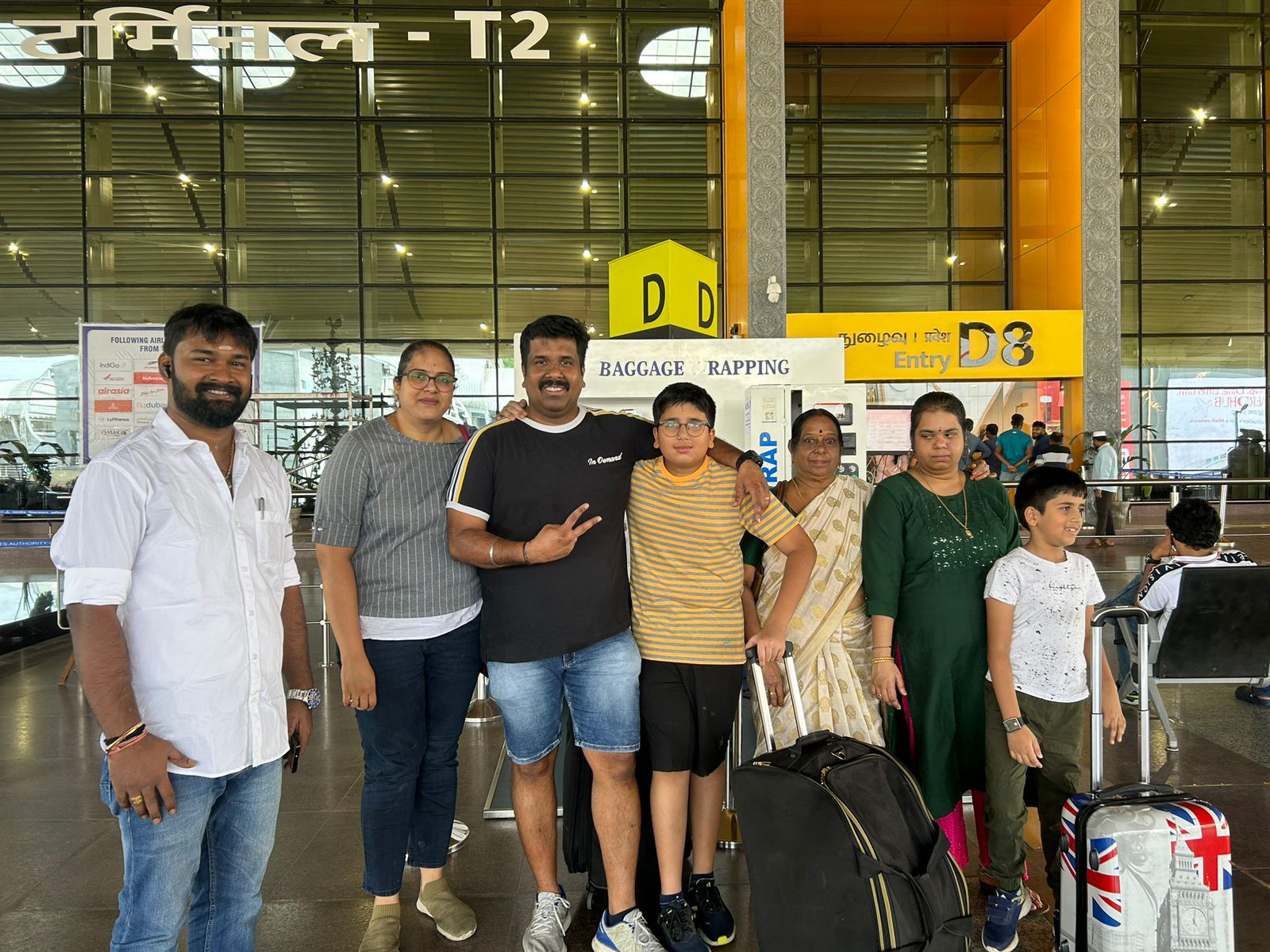 Happy Customer in Travel Destination